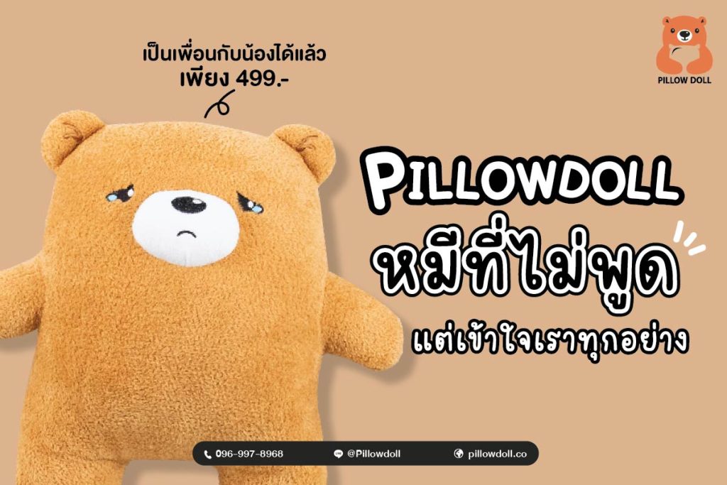 Pillowdoll ไม่ใช่แค่ตุ๊กตา แต่คือเพื่อนแท้ที่กอดแล้วใจอุ่น